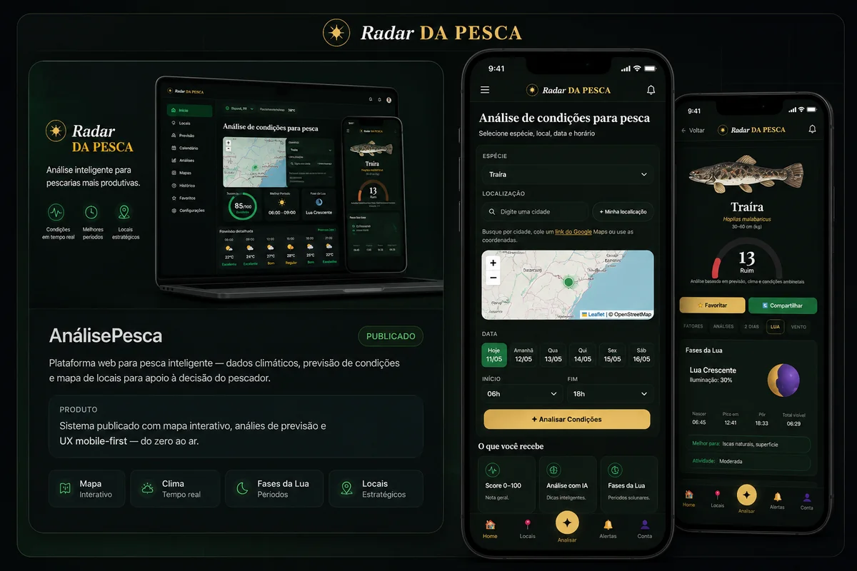 Prévia do sistema AnálisePesca